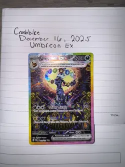 2025 Pokemon Umbreon ex - 161/131 SV Prismatic Evolutions - Image 1