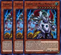 Yugioh - Zaborg the Mega Monarch - 1st Edition - Ultra Rare NM - Free Holo Card - Image 1