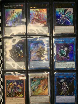 Yugioh Binder Collection Lot Foil Super Ultra Rares XYZ Synchro Spell Trap More - Image 1