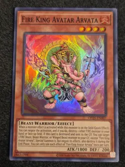 Fire King Avatar Arvata - OP25-EN007 - NM Super Rare Unlimited - Image 1