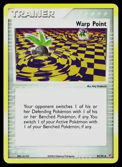 Pokemon Card - Warp Point Team Magma vs Team Aqua 85/95 Reverse Holo - Image 1