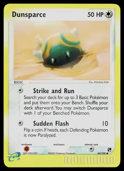 Pokemon Card - Dunsparce Sandstorm 60/100 Common Reverse Holo - Image 1