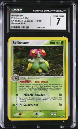 CGC 7 Bellossom 2004 EX Hidden Legends 16/101 Reverse Holo Pokemon Card - Image 1