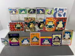 Pokemon Lot of Cards and Stickers All Snorlax #143 Snorlax Only Lot of 19 - Image 1