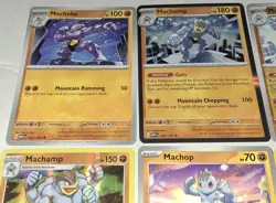 1999 Wizards Machop & Machoke Base Set + Pokemon TCG Card Lot - Image 2
