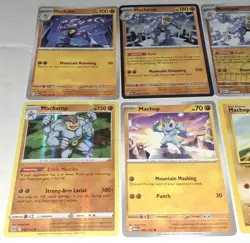 1999 Wizards Machop & Machoke Base Set + Pokemon TCG Card Lot - Image 5