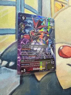 Globemon Alt Art BT21-023 SR WORLD CONVERGENCE Digimon Card English NM - Image 4