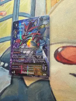 Globemon Alt Art BT21-023 SR WORLD CONVERGENCE Digimon Card English NM - Image 5