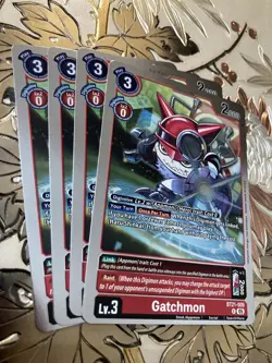 Digimon Card Game Playset Gatchmon BT21-009 R World Convergence - Image 1