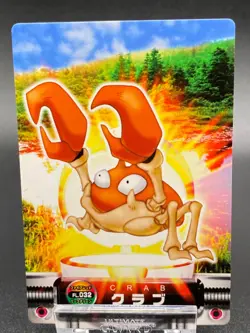 Krabby Pokemon Card Fire Red Zukan Advanced Generation Nintendo Rare JAPANESE - Image 1