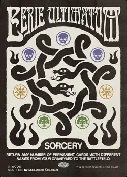 Eerie Ultimatum - SLC Secret Lair An Encyclopedia of Magic - NM/MINT - Image 1