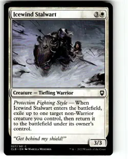 Icewind Stalwart Commander Legends: Battle for Baldur's Gate Regular MTG - Image 1