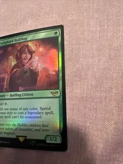 MTG The Lord of the Rings (LTR) Rare FOIL Delighted Halfling 158 - Image 3