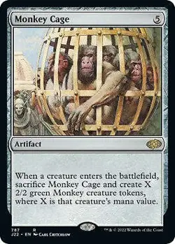 Monkey Cage [Jumpstart 2022] Magic MTG - Image 1