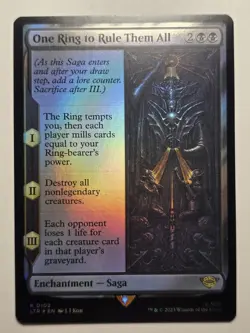 One Ring to Rule Them All (Foil) LTR-102 Universes Beyond Lord of the Rings mtg - Image 1