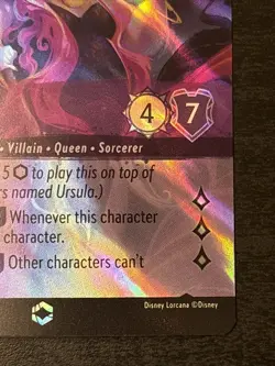 Disney Lorcana - Ursula - Sea Witch Queen Enchanted Ursula's Return 208/204 - Image 4