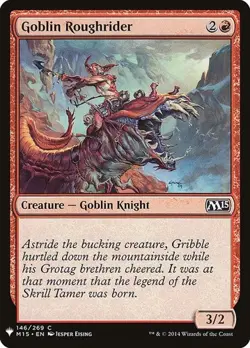 1x Goblin Roughrider NM Eng MTG - The List - Image 1