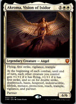 Akroma, Vision of Ixidor M Commander Legends CMR 2 NM Normal - Image 1