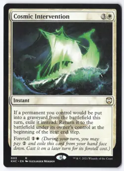 Cosmic Intervention R Commander: Kaldheim 3 NM - Image 1