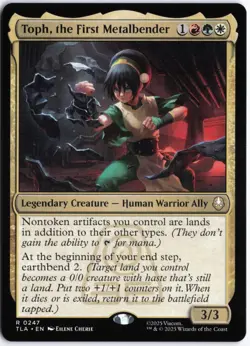 MTG - Toph, the First Metalbender #247 - Normal - TLA Avatar: The Last Airbender - Image 1