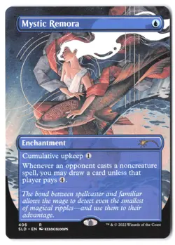 Mystic Remora (Borderless) #406 SLD MTG NM - Image 1