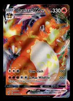 Charizard VMAX 020/189 Ultra Rare Darkness Ablaze Pokemon Card - Image 1