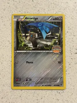 Honedge 83/146 Regional Championships Promo STAFF Pokemon Card LP - Image 1