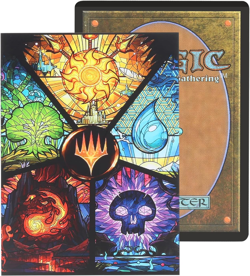 MTG Card Sleeves 100Ct,Standard Size Sturdy MTG Sleeves Matte Back Finish for Ba - Image 1