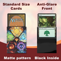 MTG Card Sleeves 100Ct,Standard Size Sturdy MTG Sleeves Matte Back Finish for Ba - Image 2