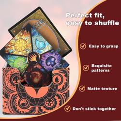 MTG Card Sleeves 100Ct,Standard Size Sturdy MTG Sleeves Matte Back Finish for Ba - Image 5