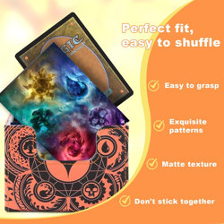 MTG Card Sleeves 100Ct,Standard Size Sturdy MTG Sleeves Matte Back Finish for Ba - Image 5
