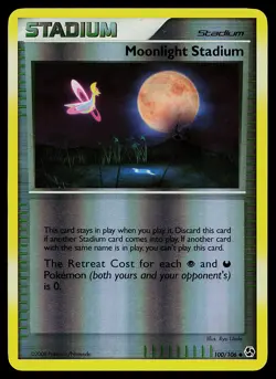 Pokemon Card - Moonlight Stadium Great Encounters 100/106 Uncommon Reverse Holo - Image 1