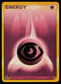 Pokemon Card - Psychic Energy Ruby and Sapphire 107/109 Common Reverse Holo - Image 1