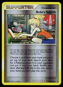 Pokemon Card - Bebe's Search Secret Wonders 119/132 Uncommon Reverse Holo - Image 1