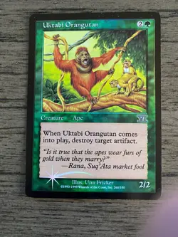 MTG Uktabi Orangutan Arena Promo FOIL!!! (Sixth Edition) - Image 1
