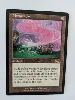Memory Jar Urza's Legacy MTG NM Free shipping with tracking - Image 1