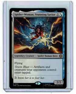 Spider-Woman, Stunning Savior - Spiderman - Magic the Gathering - Image 1