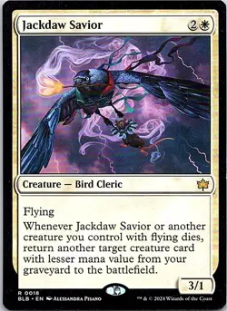 Magic the Gathering Jackdaw Savior Bloomburrow MTG Free Shipping! - Image 1