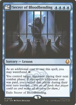 MTG Secret of Bloodbending (069) *Non-Foil* Base Mythic Avatar NM/MT Free Ship - Image 1