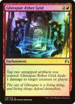 Magic Origins MTG FOIL Ghirapur Aether Grid Magic - Image 1