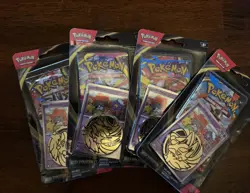 Pokemon TCG Mega Evolution Single Pack Booster Blister Set Of 4 - All Drifloon - Image 1