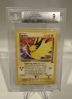 Pokemon 23 Zapdos BGS 9 Black Star Promo Movie ENGLISH Beckett psa graad - Image 1
