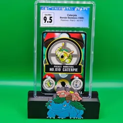 CGC Gem Mint 10 Caterpie Bandai Sealdass 1998 Pokemon - Part 2 - Image 1