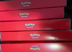Pokemon Prismatic Evolutions 8-Pack Mini Tins 5 BOXES 80 PACKS - Image 2