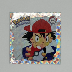 Ash PR44 Pokemon Artbox Sticker 1999 Vintage Prizm Holo Series 1 - Image 1