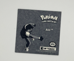 Ash PR44 Pokemon Artbox Sticker 1999 Vintage Prizm Holo Series 1 - Image 2