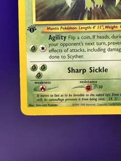 SCYTHER NEO DESTINY 1ST EDITION 55/105 2000 POKEMON TCG - Image 4