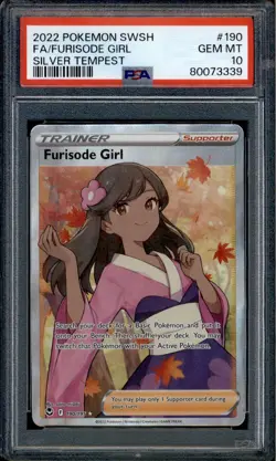 Furisode Girl - 190/195 - PSA 10 - Full Art - Silver Tempest - Pokemon - 73339 - Image 1