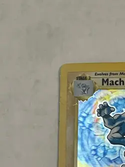 VTG Pokemon TCG Machamp 8/102 1st Edition Holo Rare Base Set 1999 WOTC HP - Image 4