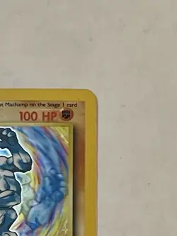VTG Pokemon TCG Machamp 8/102 1st Edition Holo Rare Base Set 1999 WOTC HP - Image 5